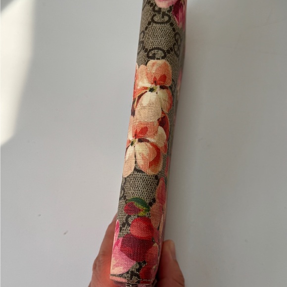 Gucci GG Supreme Monogram Blooms Zip Wallet Multicolor - Picture 7 of 10